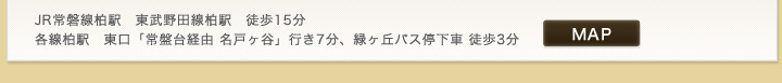 田中歯科医院　千葉県柏市千代田3-15-1　エクセレントビル2F　TEL:04-7164-3000　JR常磐線柏駅、東武野田線柏駅　徒歩15分